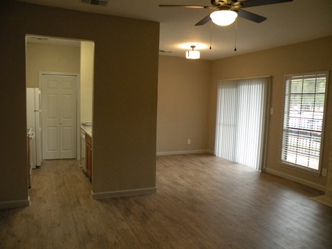 Upgraded 1-bedroom living room